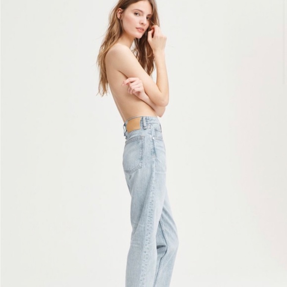 rag & bone Maya High-Rise Ankle Straight - Picture 3 of 5